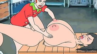 Миссис Мегамаундс и ее массивные огромные сиськи подпрыгивают (со звуками) - порно видео