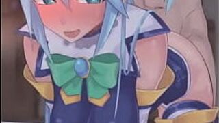 Коносуба Аква Хентай - порно видео