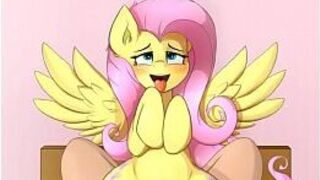 Флаттершай ХХХ - порно видео